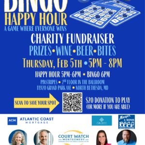 Charity Bingo Supporting Court Watch Montgomery