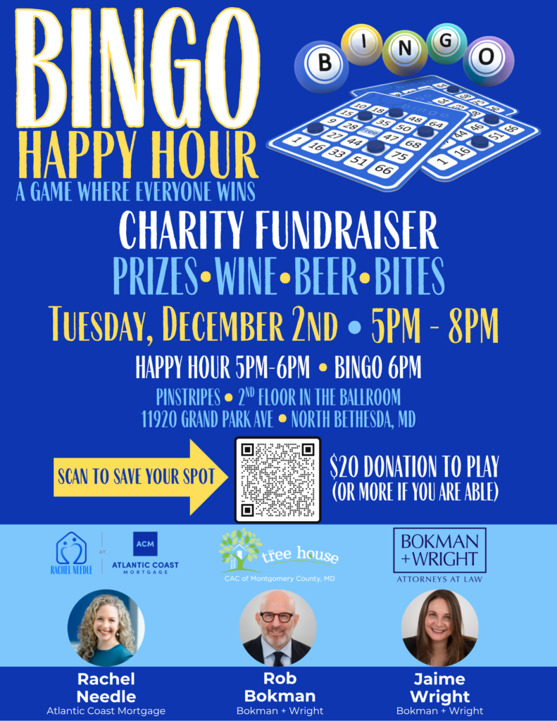 Holiday Bingo Benefiting Tree House