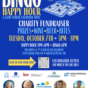 Charity Bingo for the Cystic Fibrosis Foundation