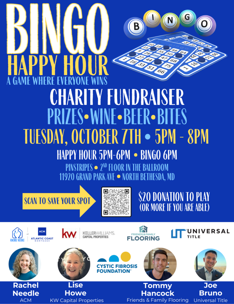 Charity Bingo for the Cystic Fibrosis Foundation