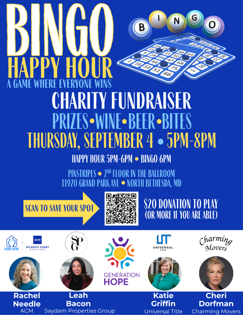 Bingo Happy Hour for Generation Hope