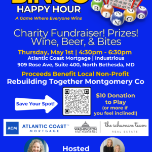 Spring Bingo for Rebuilding Together Montgomery County