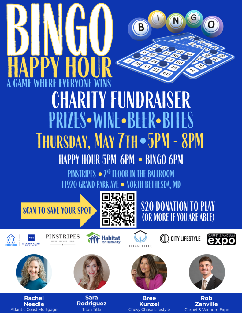 Community Bingo Night Supporting Habitat for Humanity Metro Maryland