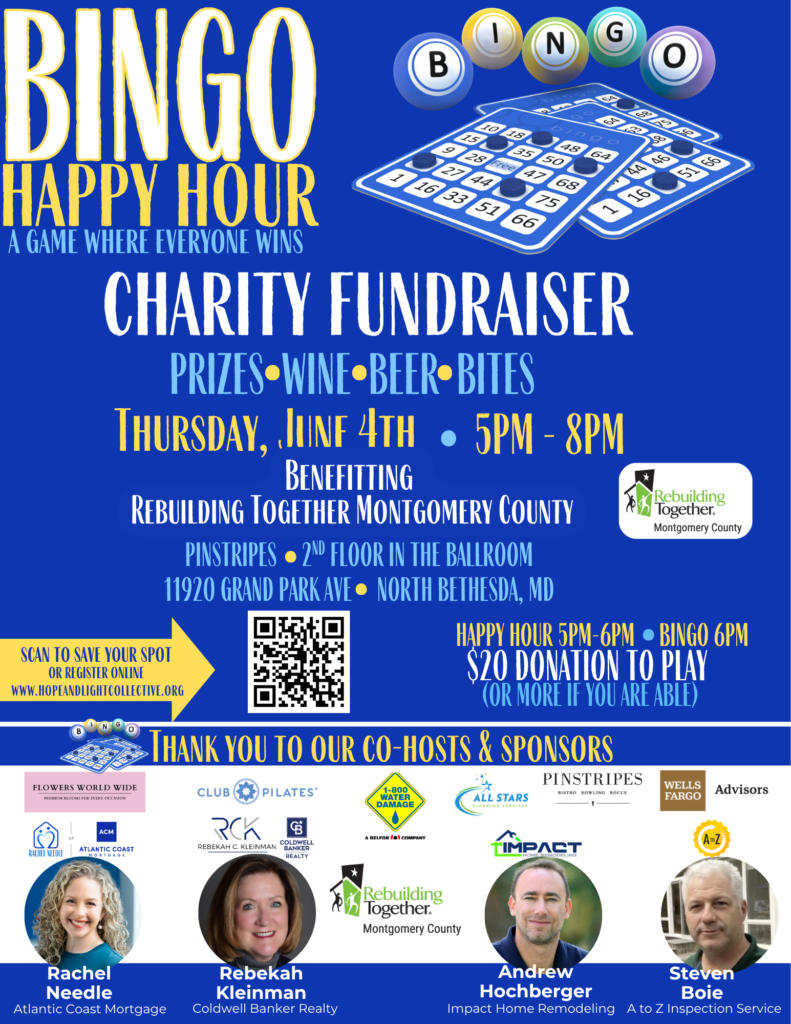 Bingo Night Supporting Rebuilding Together Montgomery County
